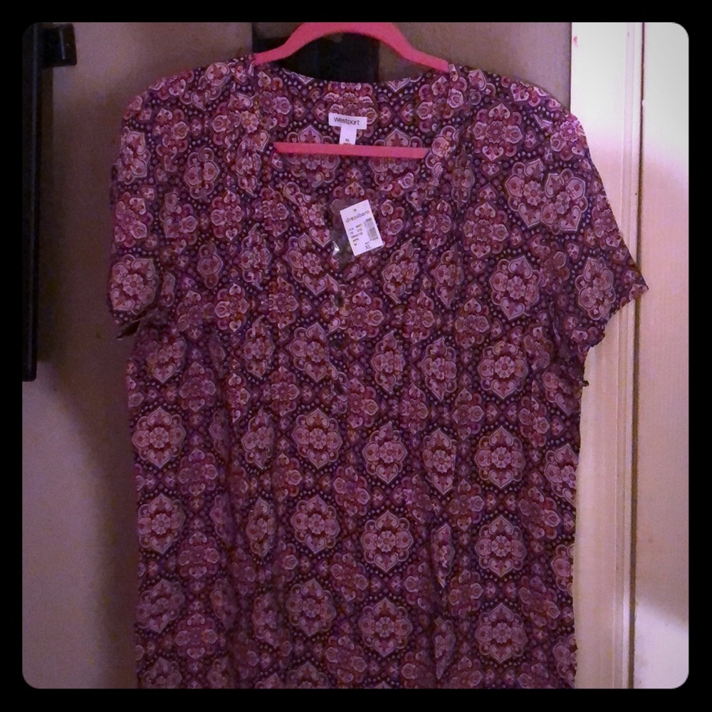 Short sleeve blouse. BNWT.